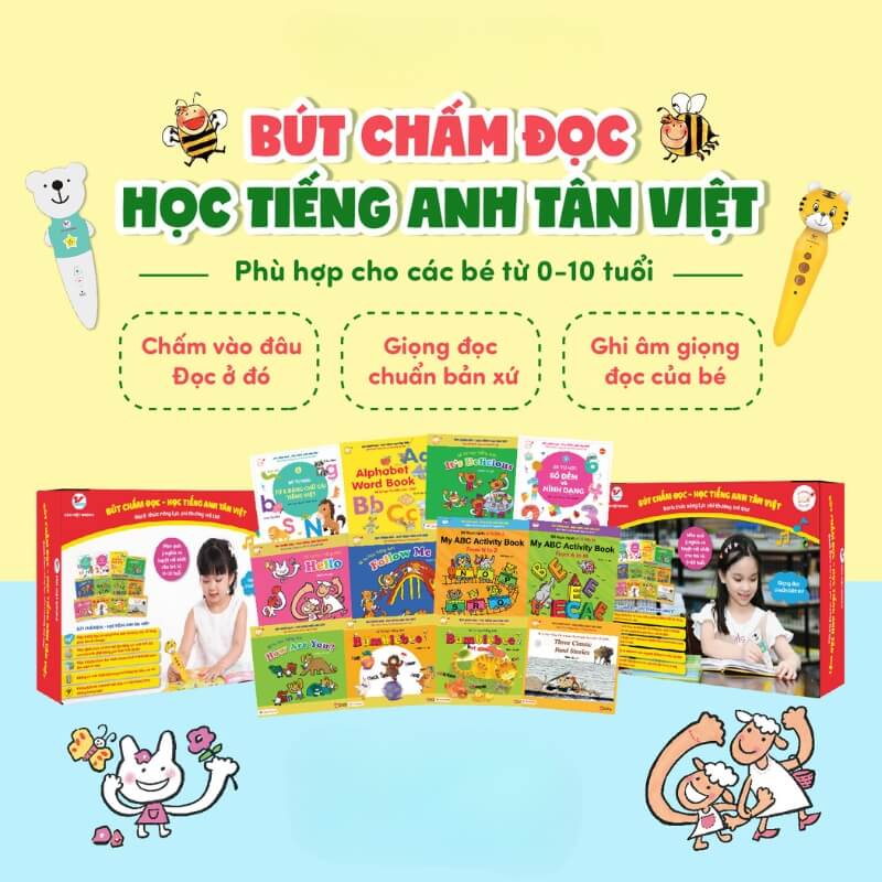 Bút chấm đọc học tiếng Anh Tân Việt
