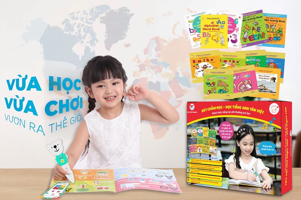 Bút chấm đọc học tiếng Anh Tân Việt