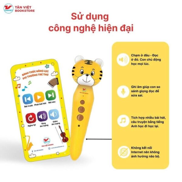 Bút chấm đọc học tiếng Anh Tân Việt - Ảnh 3